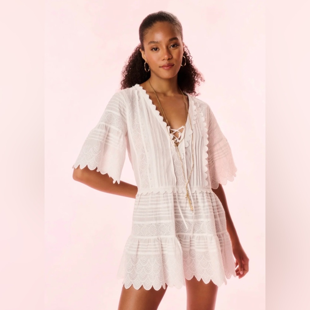 BRAND NEW never worn. LoveShackFancy dress size small. White with tags.